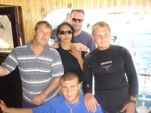Full team for131m Dive in Aqaba