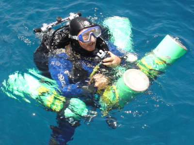 Rod 131m dive-lots of tanks! Rod 131m dive-lots of tanks!
