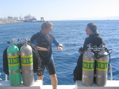 Trimix diving in Aqaba Trimix diving in Aqaba