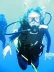 Underwater Young diver