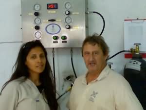 First female trimix blender in Jordan!