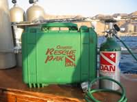 Know where this is on every dive boat O2 kit