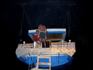 Work continues day and night