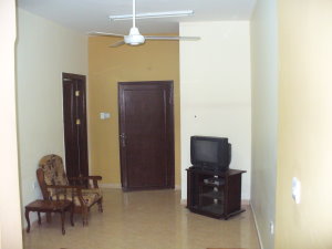 Lounge with sat TV