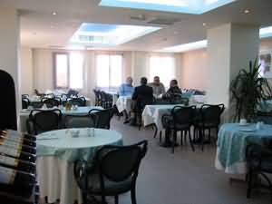 Inside restaurant