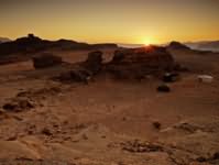 Sunset at Wadi Rum