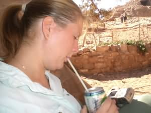 A well deserved drink