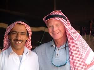 Kirk (Aquatours) with bedouin