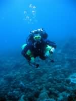Paul diving in Aqaba