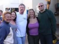 Successful candidates with PADI examiner Gary Cruea