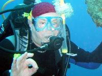 David diving