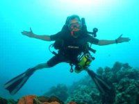 Rebreather diver, Eric Hirsch