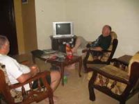 Lounge with sat TV