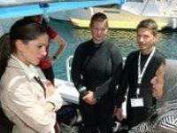 Everette meets Queen Rania of Jordan
