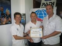 Award from PADI