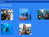 New Courses web page