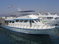 Laila one dive boat ready to go again