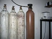 First Helium tank