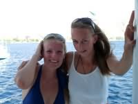 April & Alison in Aqaba 2006