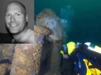 Gary diving in the UK on the Kiara