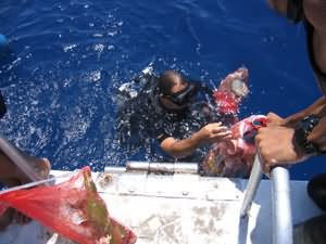 final trash comes aboard