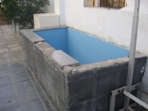 Rinsing tank - before shot