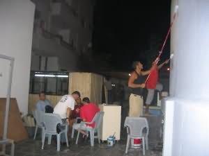 All through the night