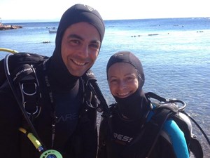 Two divers