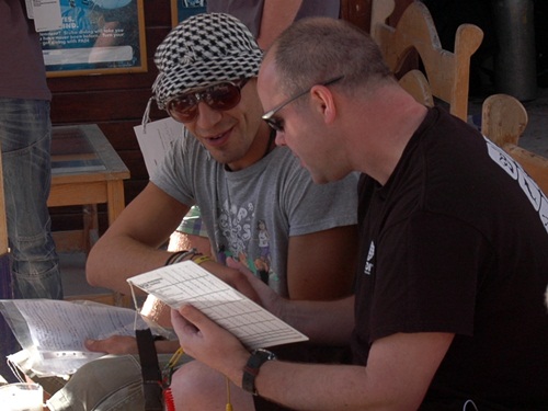 Farid with Terry Johnson