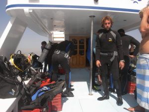New wider dive deck