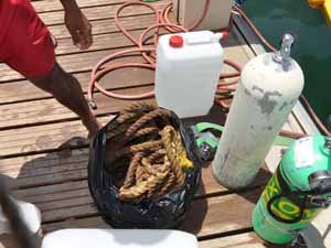 Rope recovered