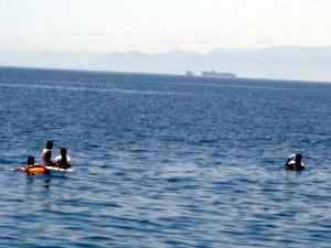 Illegal fishing from floats