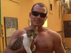 Alan & cat
