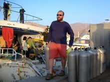 Alex working