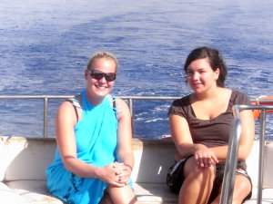 On the boat