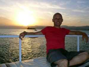 Sunset pose