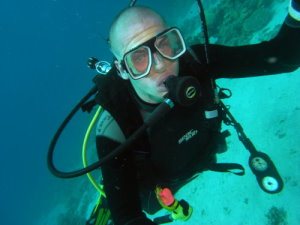Peter underwater