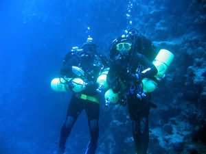 Return from Aqaba Blue hole 102m