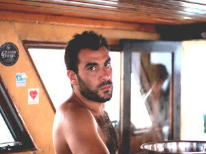 In the galley