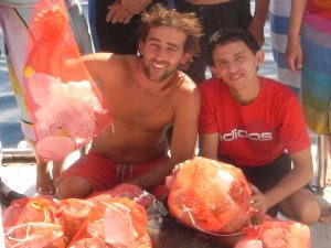 Clean up dive coordinator