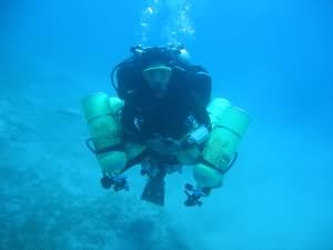 equipment check for 131m Dive in Aqaba