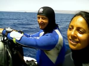 equipment rigging for 131m Dive in Aqaba