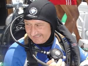 kitting up for 131m Dive in Aqaba