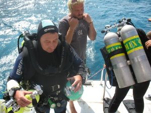 Rod visualising dive