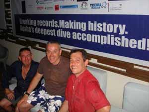 Huw Mark & George at the Black Pearl