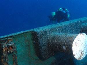 Trmix CCR diver on the Shorouk