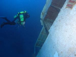Trmix CCR diver on the Shorouk