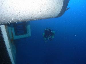 Trmix CCR diver on the Shorouk