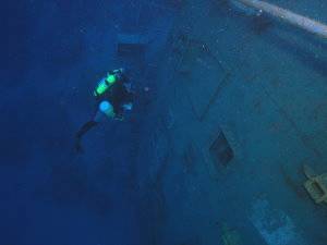 Trmix CCR diver on the Shorouk