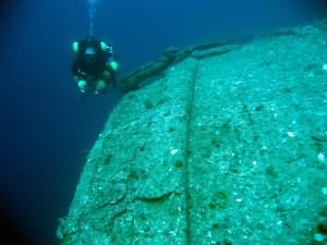 Rebreather diver in Aqaba